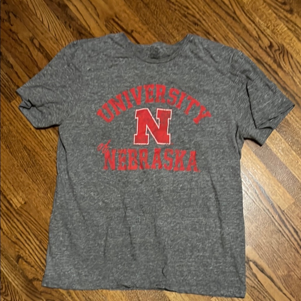 University of Nebraska Kids Gray T-Shirt
